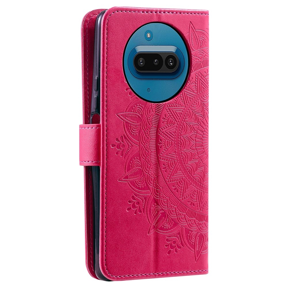 Mandala knižkové puzdro na Nothing Phone (3a) - rose