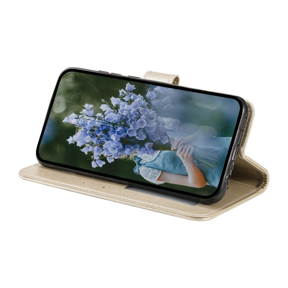 Mandala knižkové puzdro na Nothing Phone (3a) - zlaté