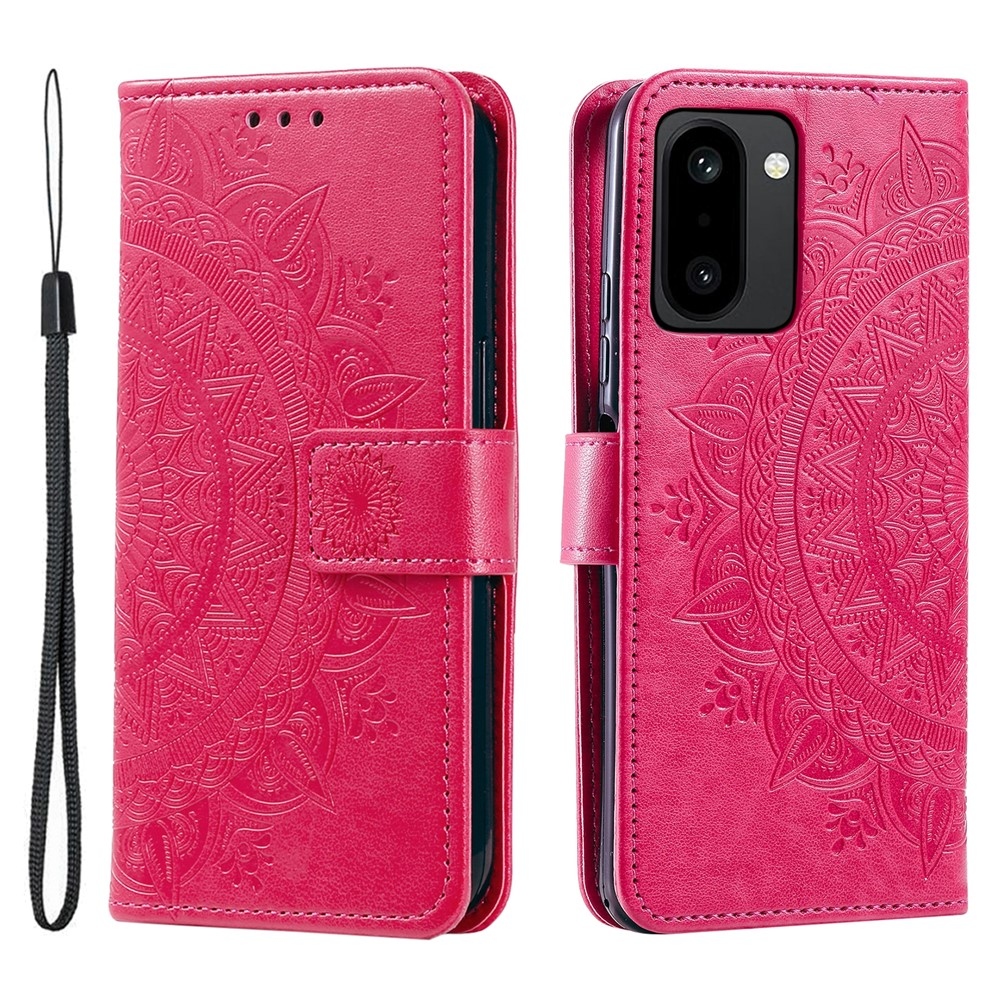 Mandala knižkové puzdro na OnePlus 15R 5G - rose