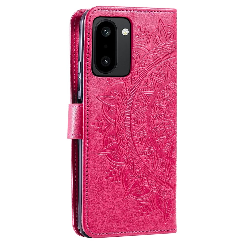 Mandala knižkové puzdro na OnePlus 15R 5G - rose