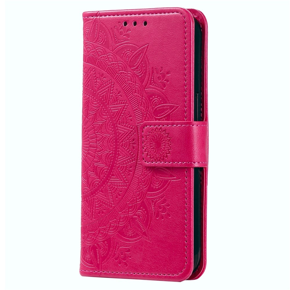 Mandala knižkové puzdro na OnePlus 15R 5G - rose
