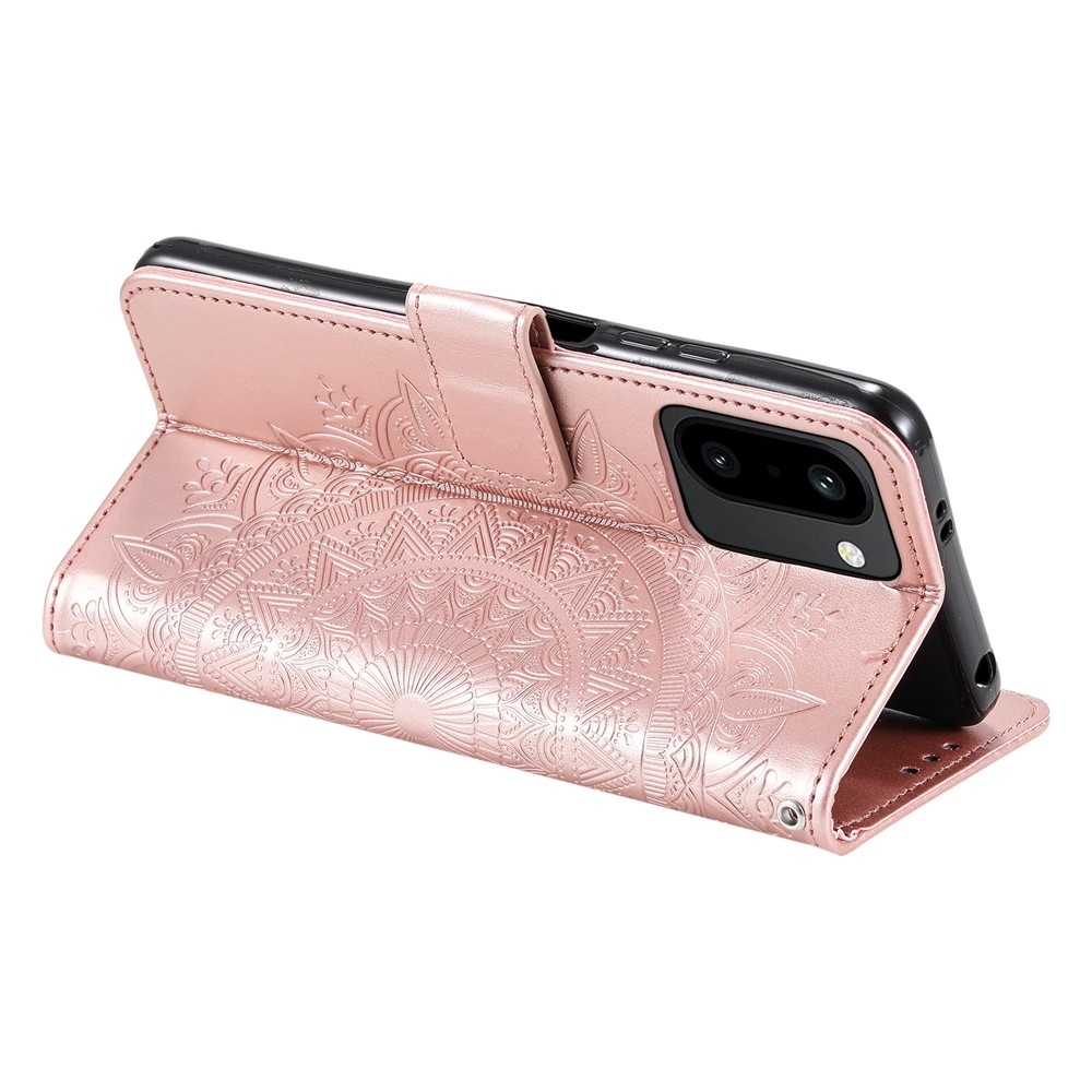 Mandala knižkové púzdro na OnePlus 15R 5G - ružovozlaté