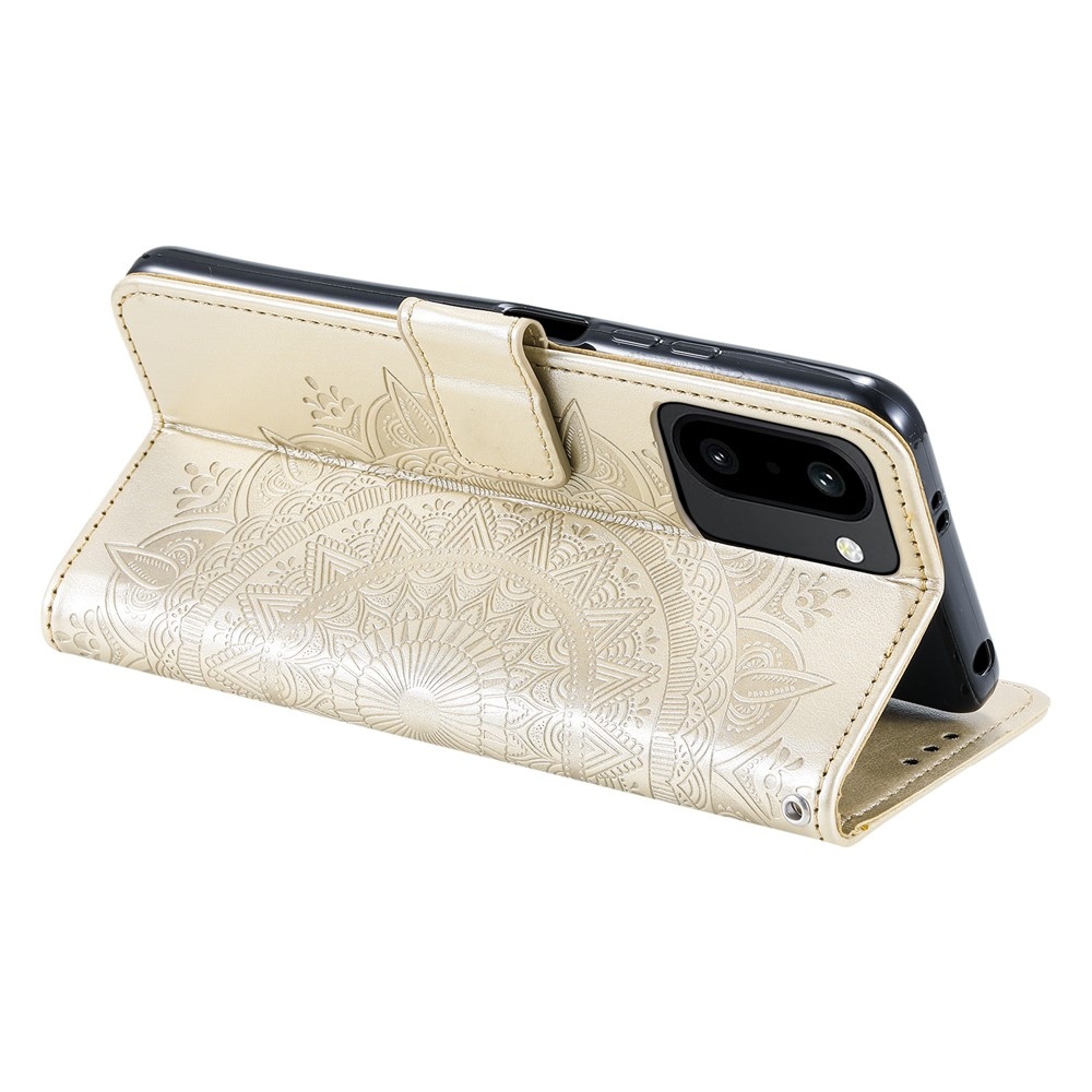 Mandala knižkové puzdro na OnePlus 15R 5G - zlaté