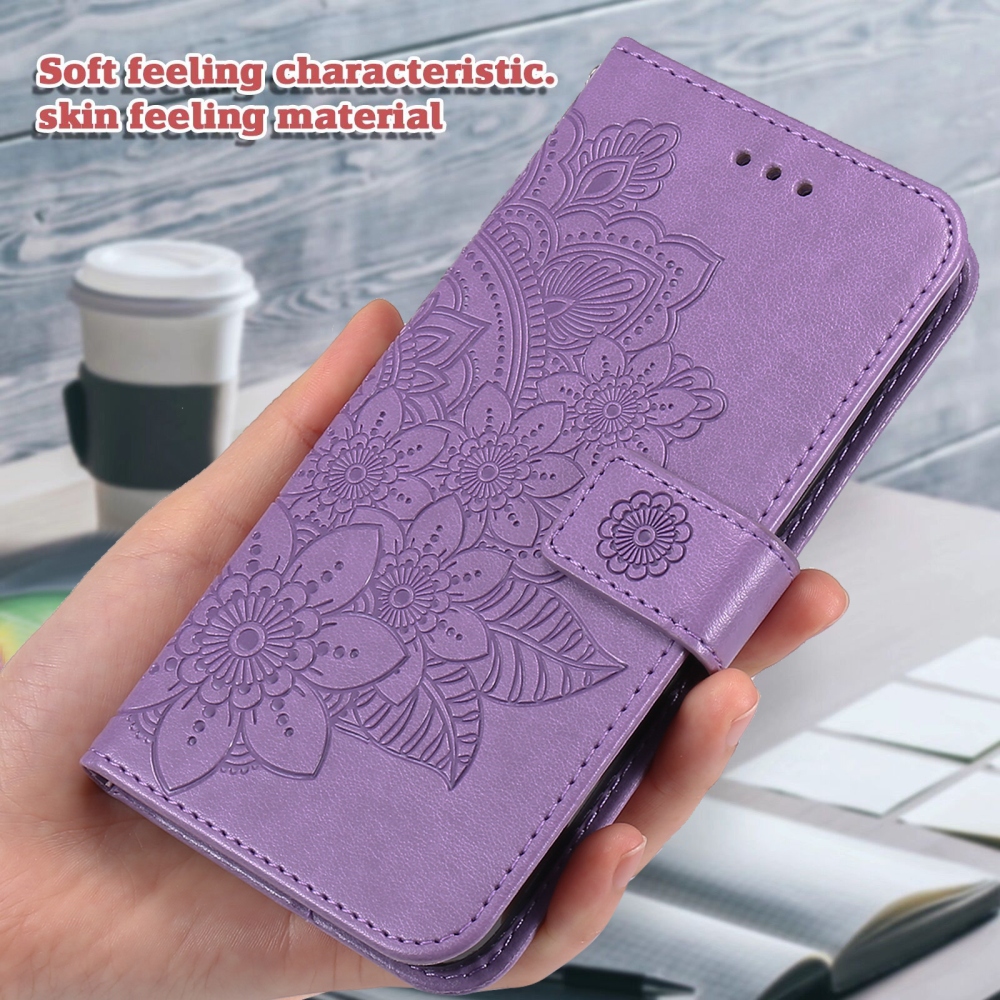 Mandala knižkové púzdro na Samsung Galaxy S26 FE - fialové