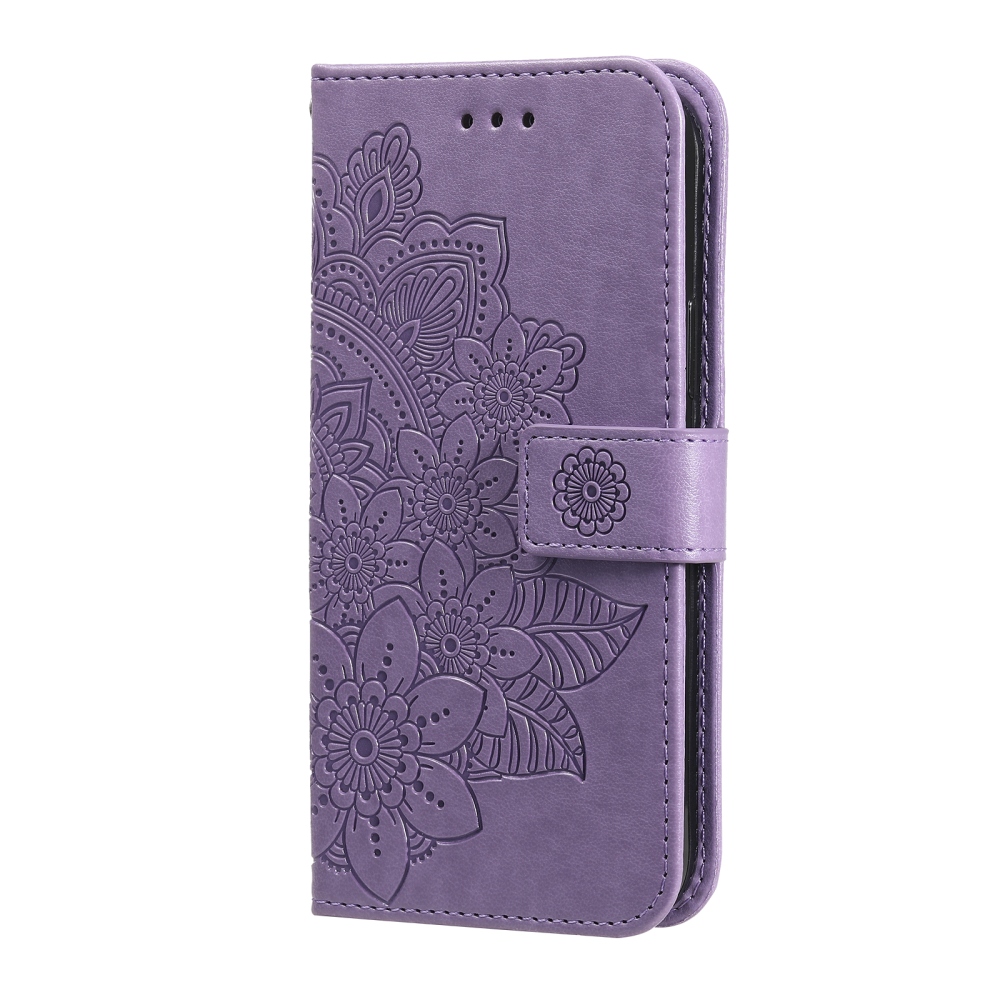 Mandala knižkové púzdro na Samsung Galaxy S26 FE - fialové