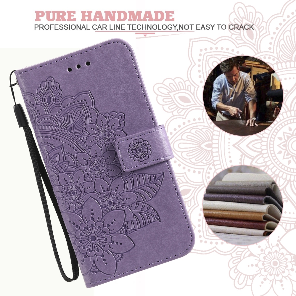 Mandala knižkové púzdro na Samsung Galaxy S26 FE - fialové