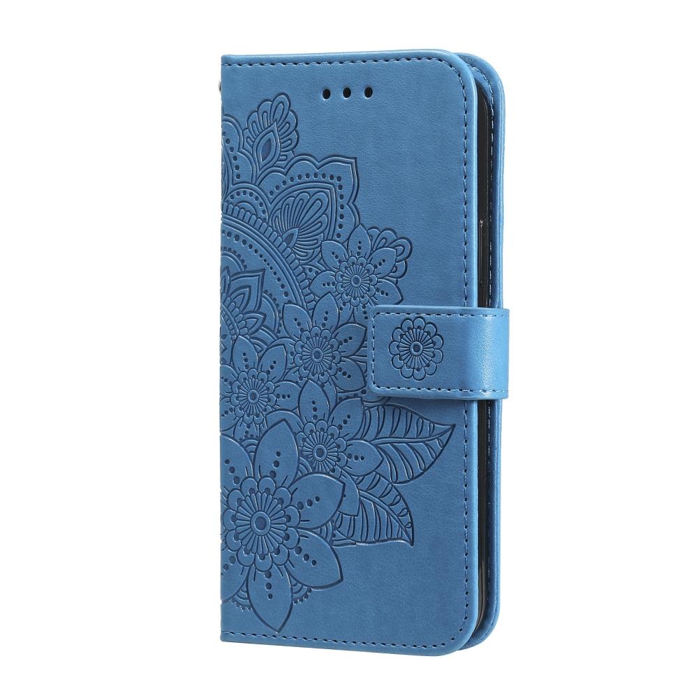 Mandala knižkové púzdro na Samsung Galaxy S26 FE - modré