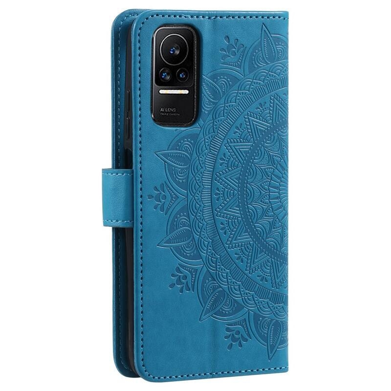 Mandala knižkové púzdro na Xiaomi 13 Lite - modré