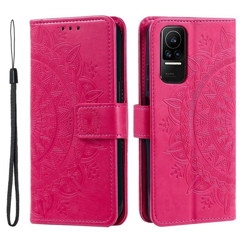 Mandala knižkové púzdro na Xiaomi 13 Lite - rose