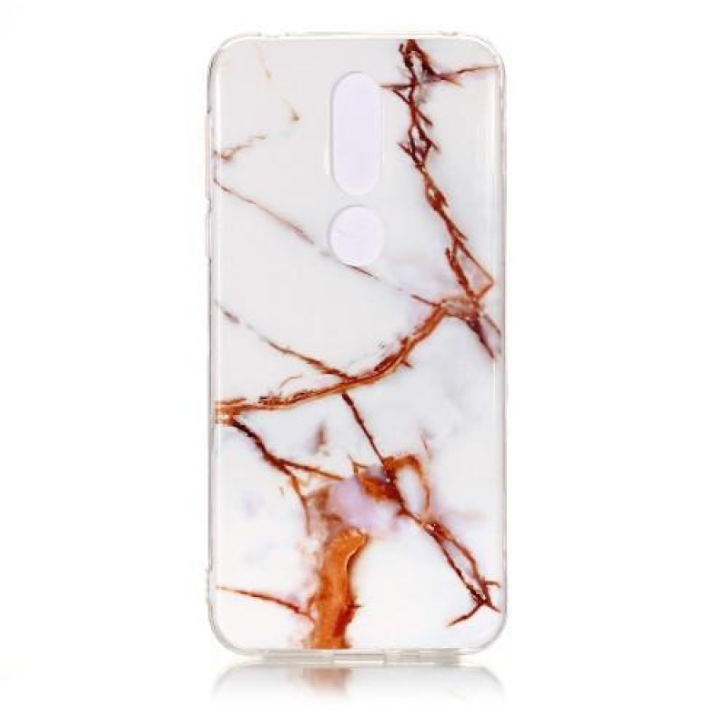 Marble gélový obal s obrázkom na mobil Nokia 7.1 - vzor 1