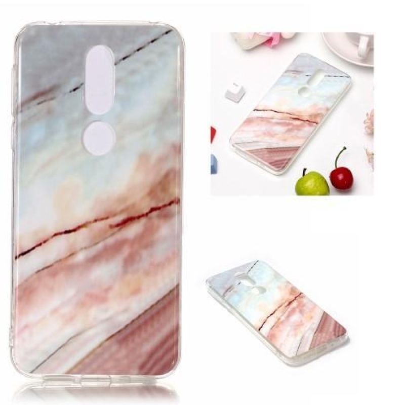 Marble gélový obal s obrázkom na mobil Nokia 7.1 - vzor 10