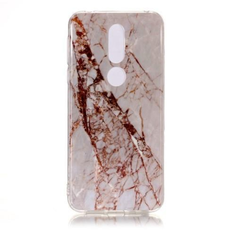 Marble gélový obal s obrázkom na mobil Nokia 7.1 - vzor 3