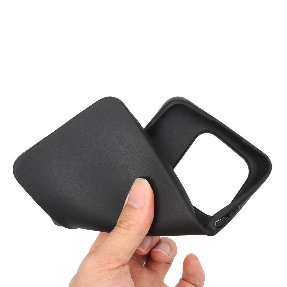 Matný gélový obal na Honor 400 Smart 5G/4G/Honor X7d - čierny