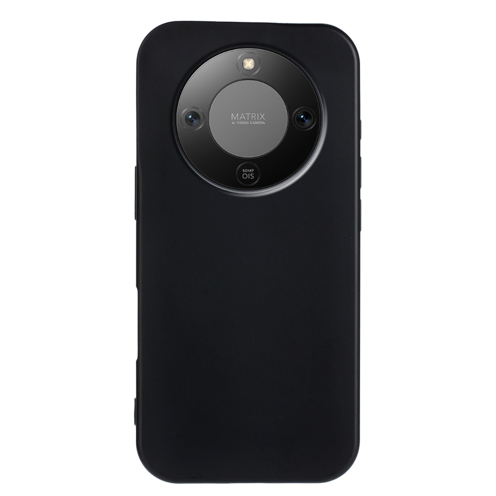 Matný gélový obal na Honor Magic 8 Lite 5G - čierny