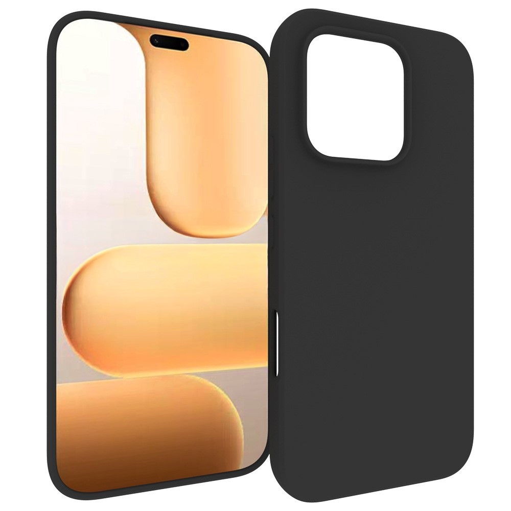 Matný gélový obal na mobil Honor 600 Lite 5G - čierny
