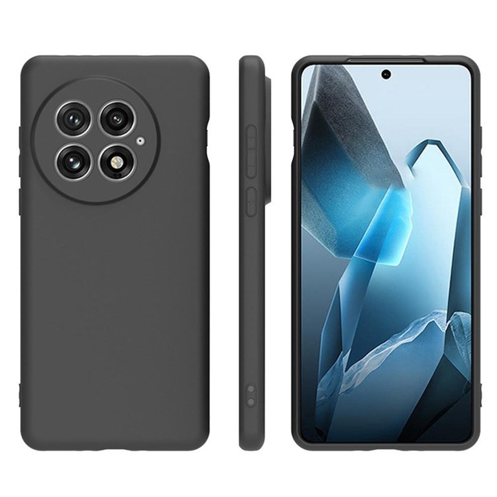 Matný gélový obal na mobil OnePlus 13 - čierny