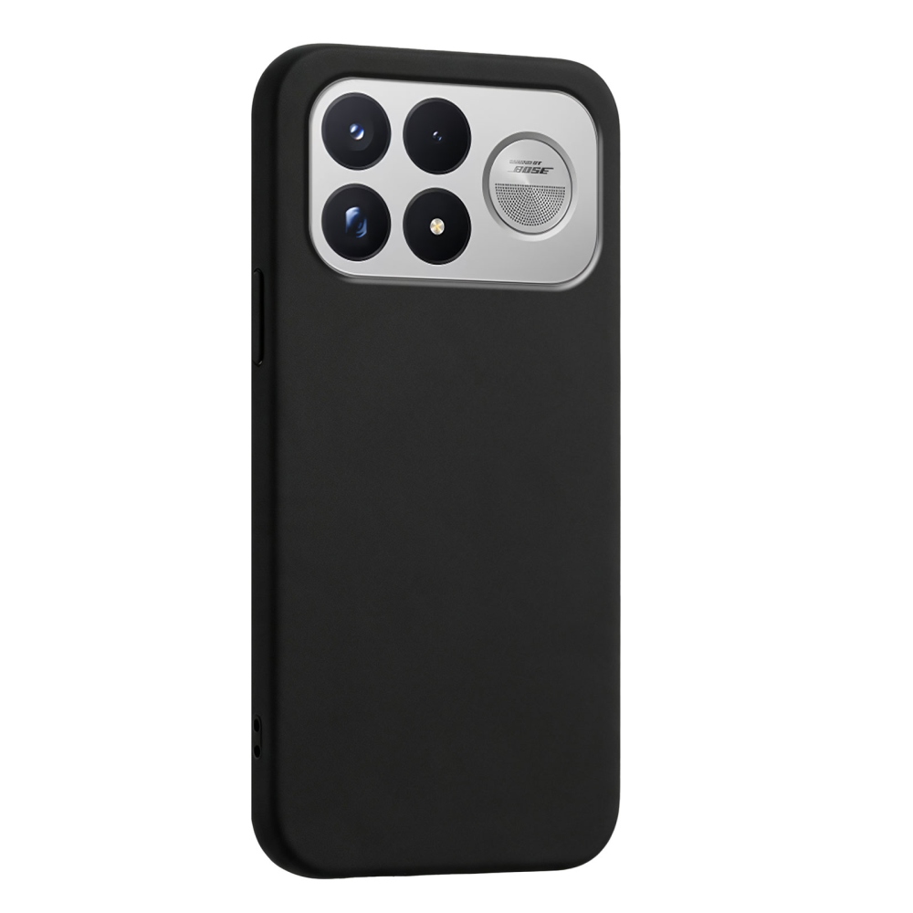 Matný gélový obal na mobil Xiaomi Poco F9 Ultra/F8 Ultra 5G - čierny