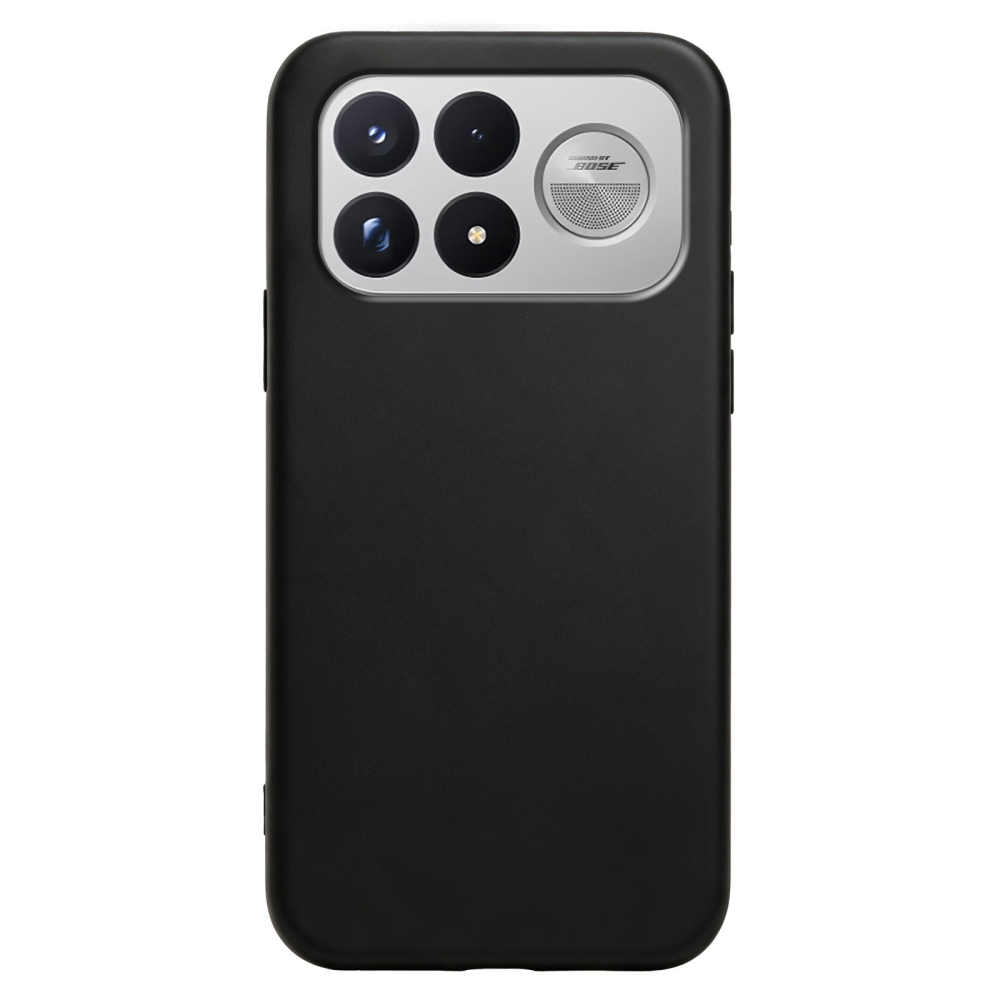 Matný gélový obal na mobil Xiaomi Poco F9 Ultra/F8 Ultra 5G - čierny