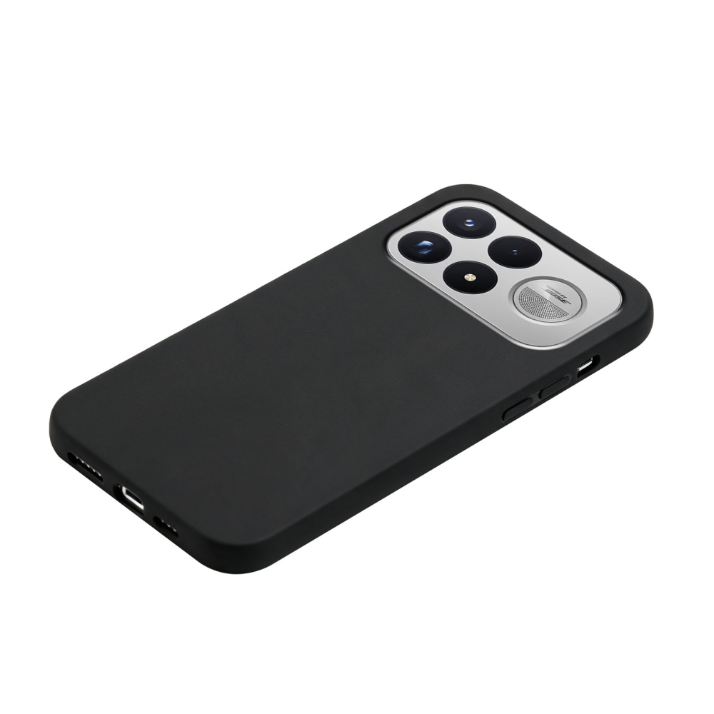 Matný gélový obal na mobil Xiaomi Poco F9 Ultra/F8 Ultra 5G - čierny