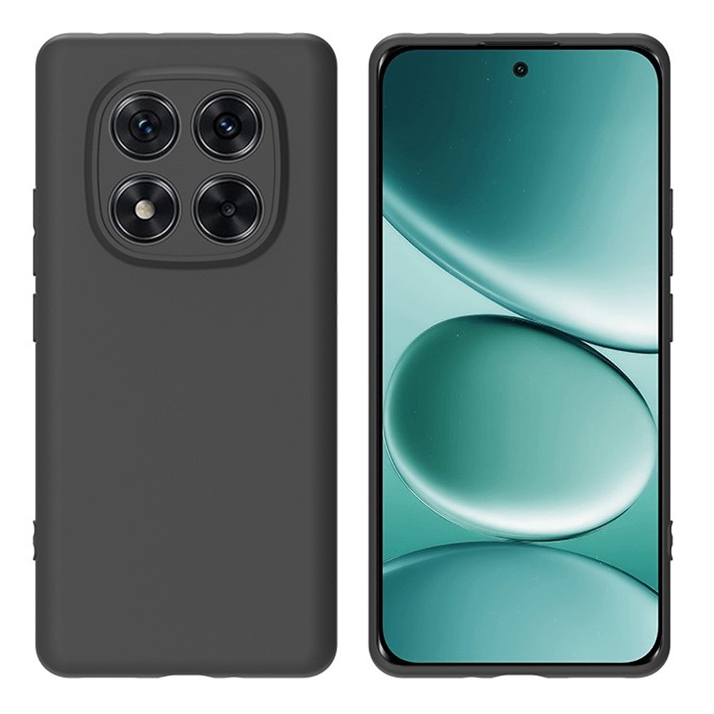 Matný gélový obal na mobil Xiaomi Poco M8 5G/Redmi Note 15 5G/Note 15 4G - čierny