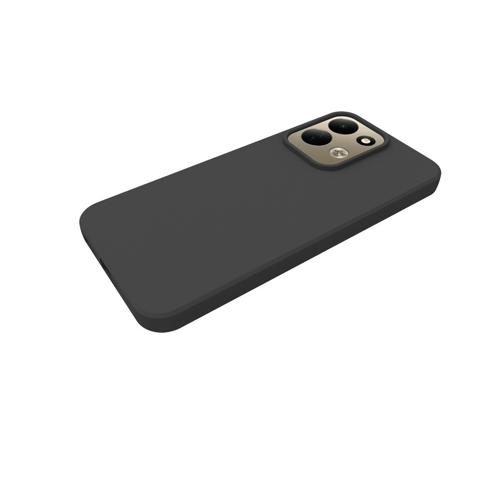 Matný gélový obal na mobil Xiaomi Redmi 17 4G/5G - čierny