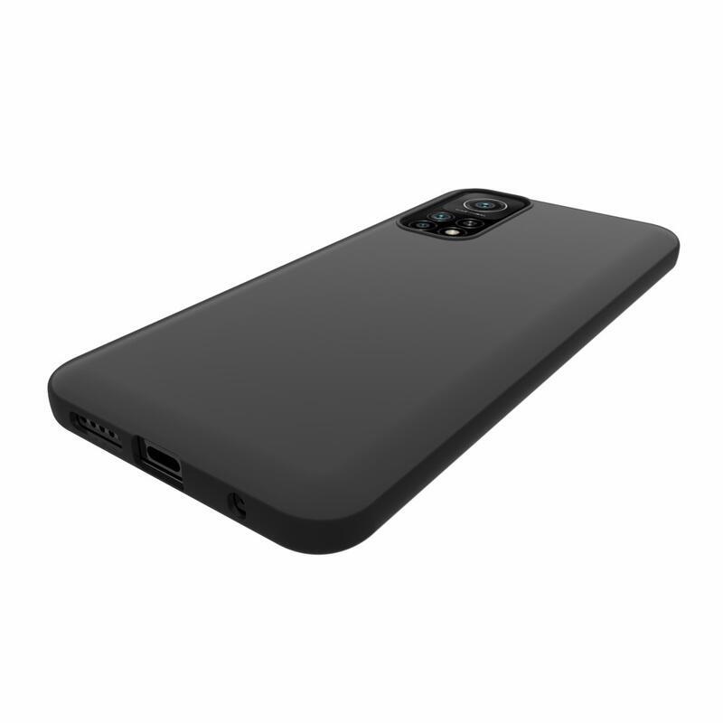 Matný gélový obal na mobil Xiaomi Redmi Note 11 4G/Note 11S 4G - čierny