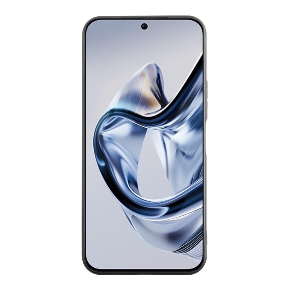 Matný gélový obal na mobil ZTE Nubia Air - čierny