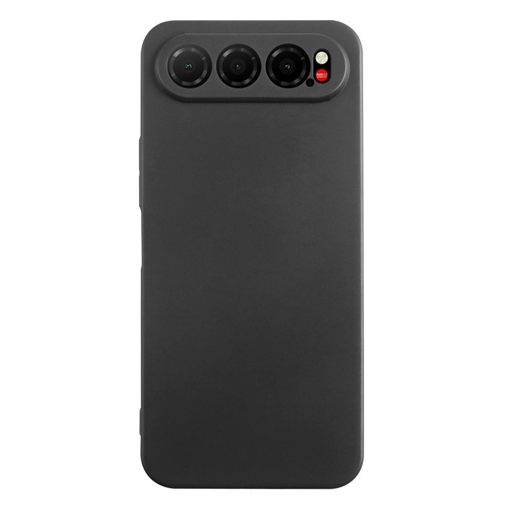 Matný gélový obal na mobil ZTE Nubia Air - čierny