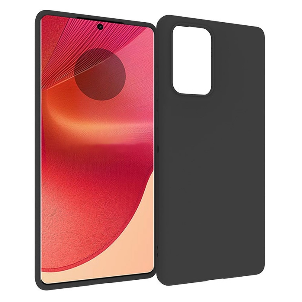 Matný gélový obal na Motorola Edge 50 Fusion 5G - čierny