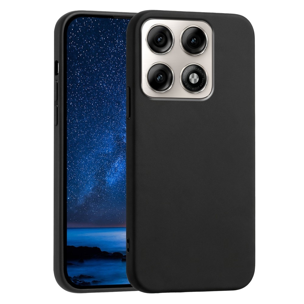Matný gélový obal na Motorola Edge 70 Pro 5G - čierny