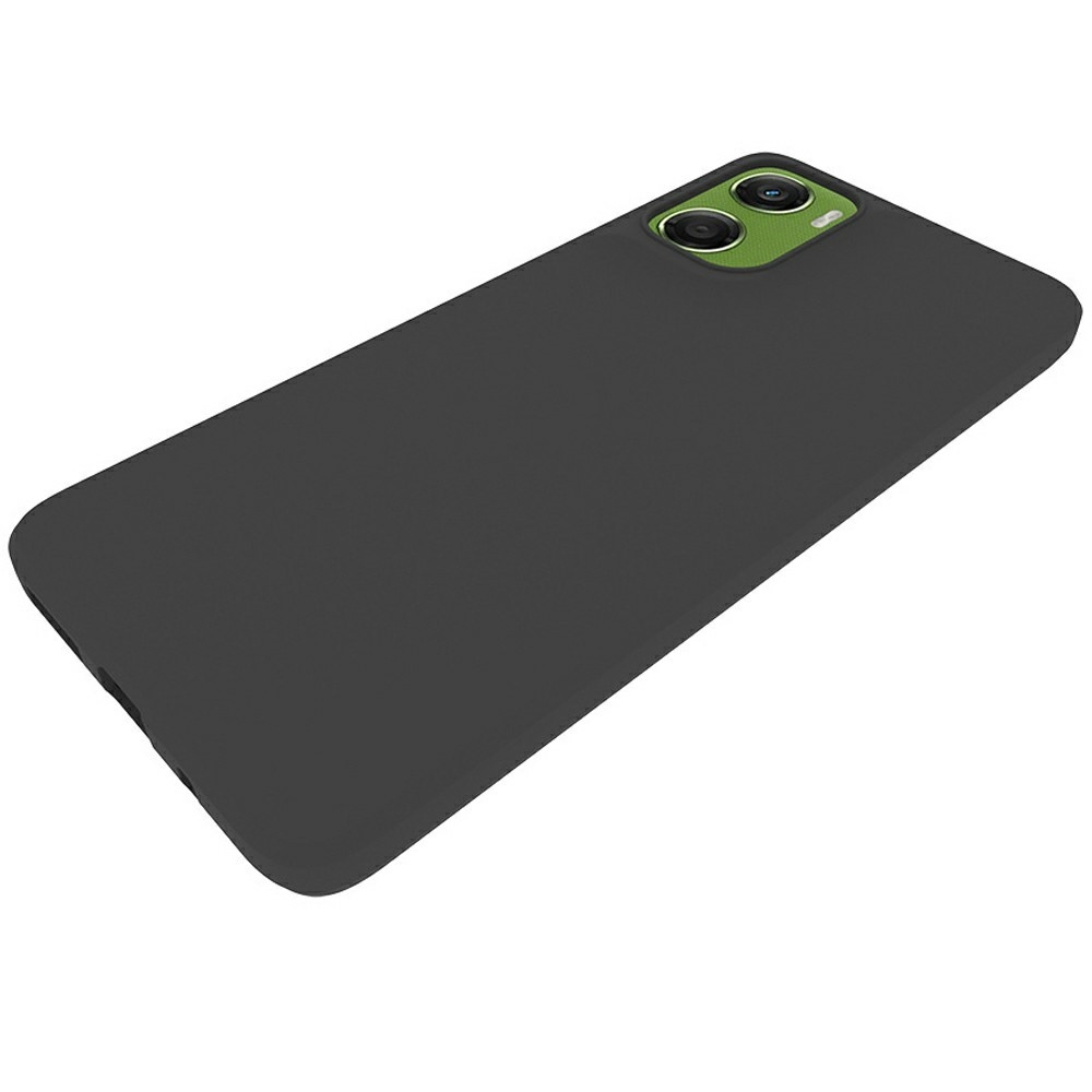 Matný gélový obal na Motorola Moto G06/G06 Power - čierny