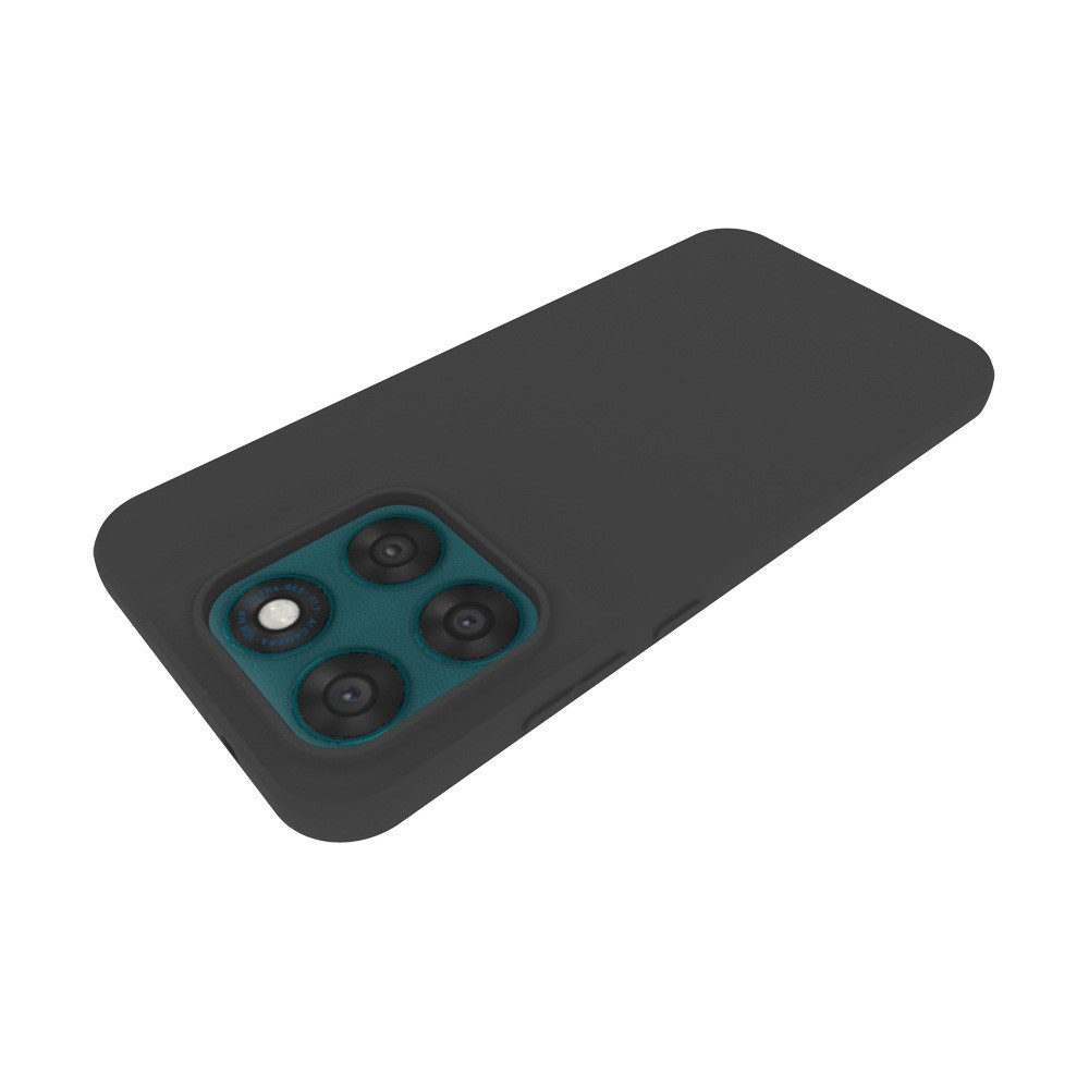 Matný gélový obal na Motorola Moto G87 5G/G77 5G/G67 5G - čierny