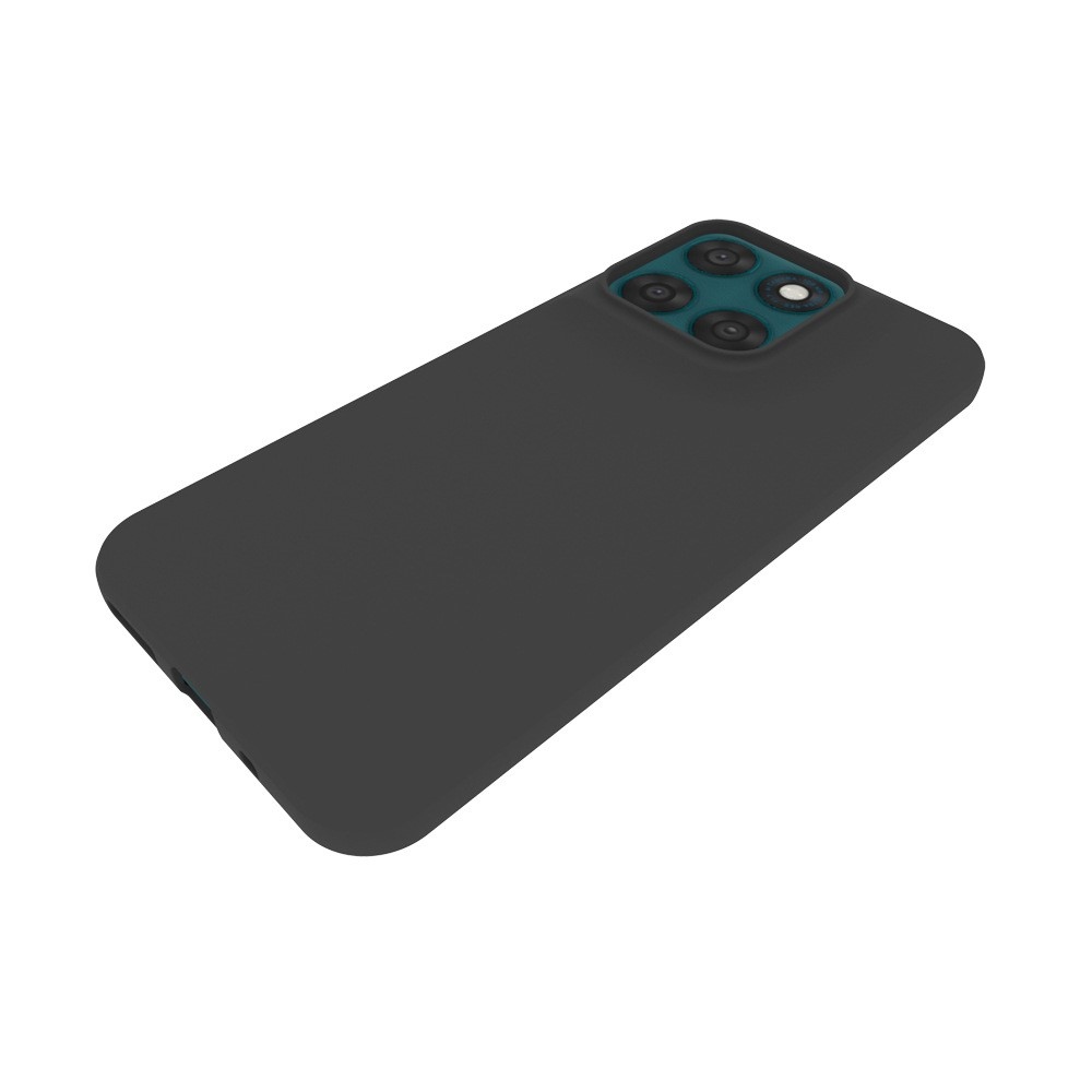 Matný gélový obal na Motorola Moto G87 5G/G77 5G/G67 5G - čierny