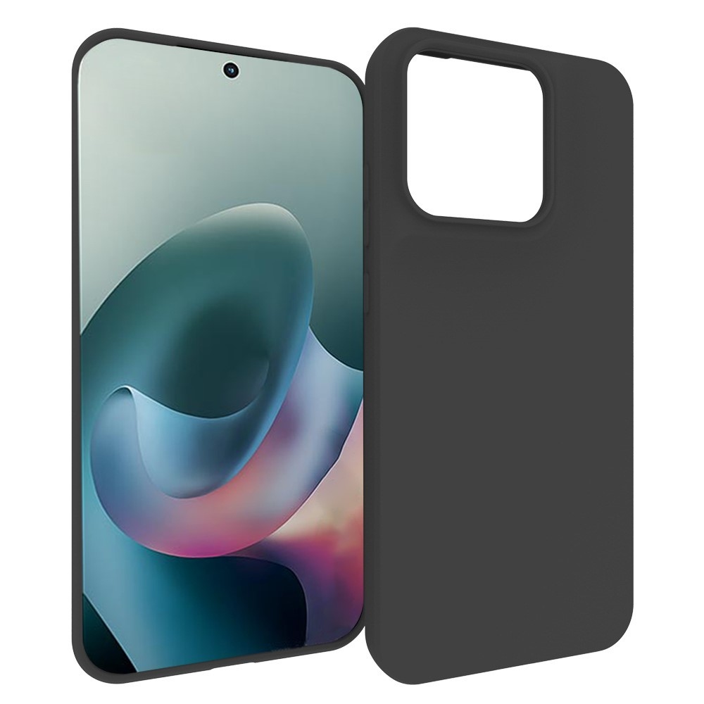 Matný gélový obal na Motorola Moto G87 5G/G77 5G/G67 5G - čierny