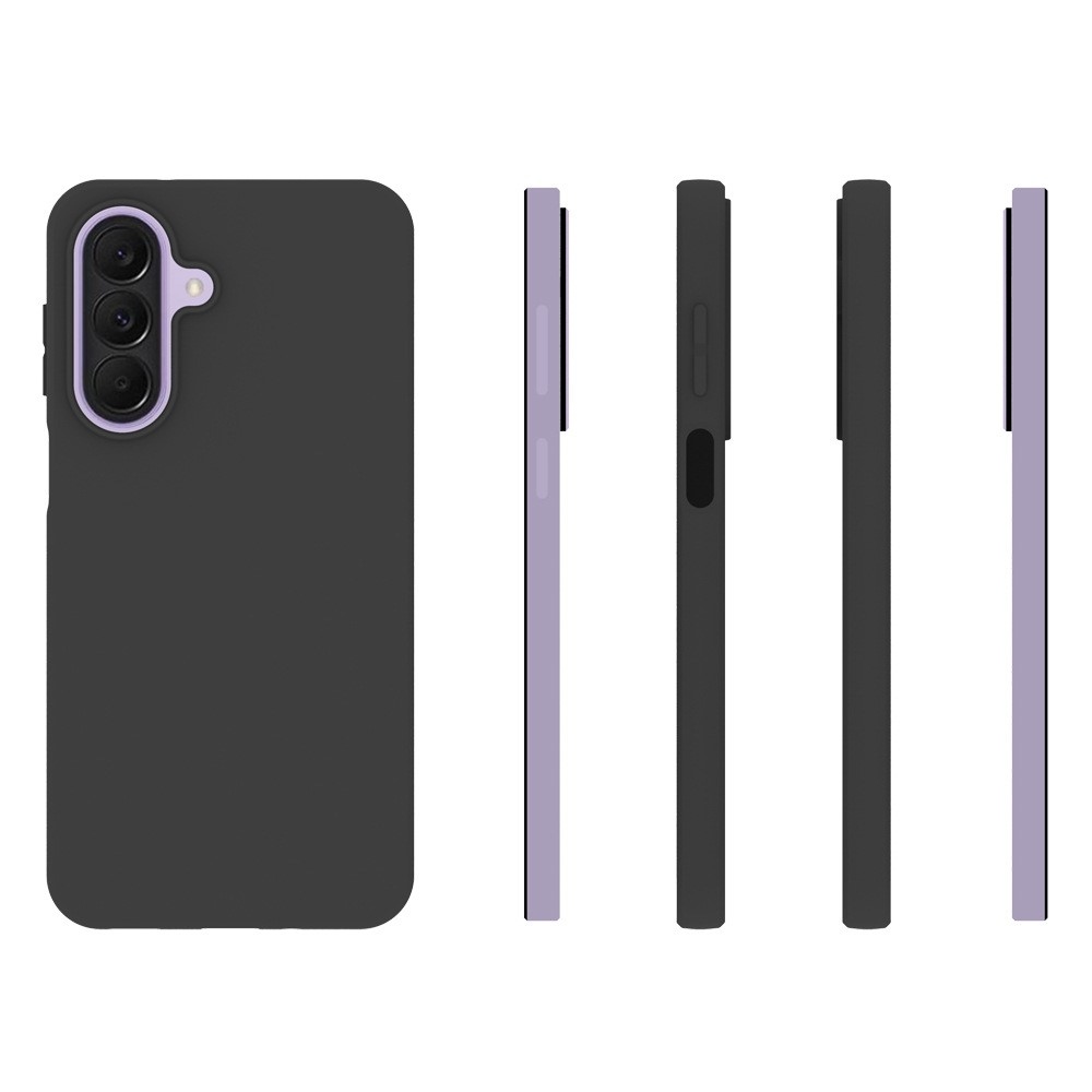 Matný gélový obal na Samsung Galaxy A27 - čierny