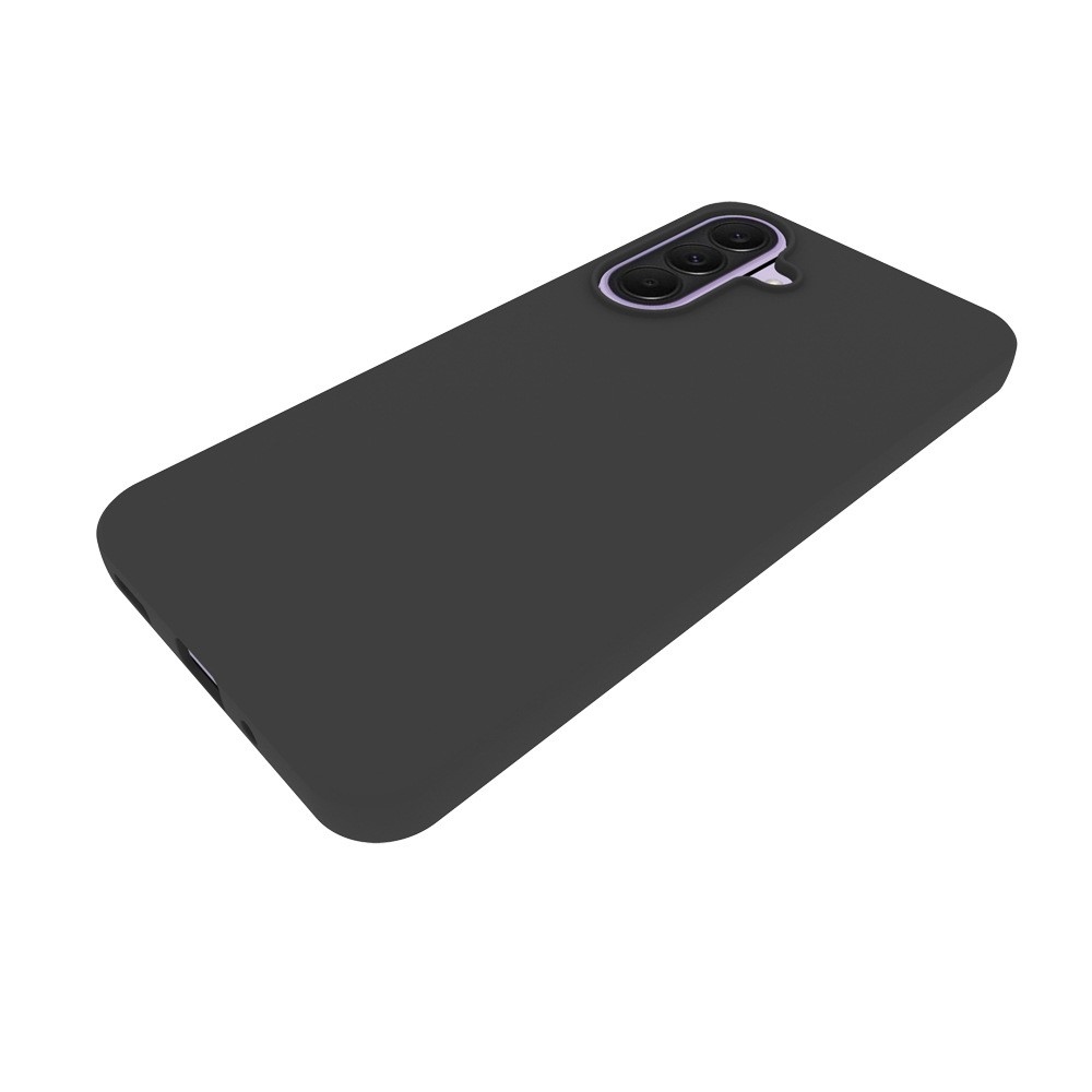 Matný gélový obal na Samsung Galaxy A27 - čierny