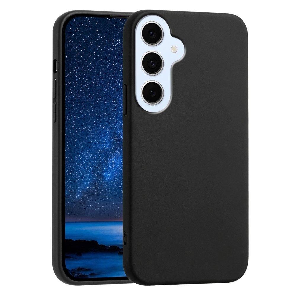 Matný gélový obal na Samsung Galaxy S26 FE - čierny