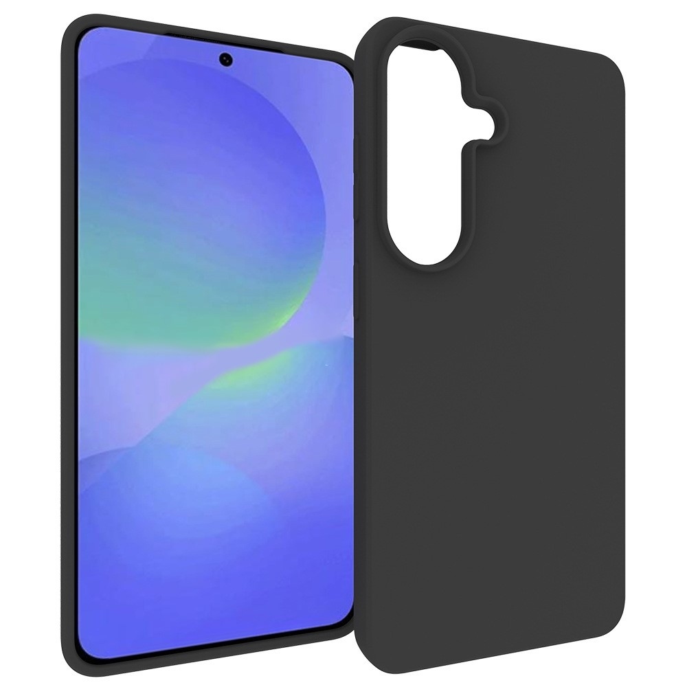 Matný gélový obal na Samsung Galaxy S26/S26 Pro - čierny