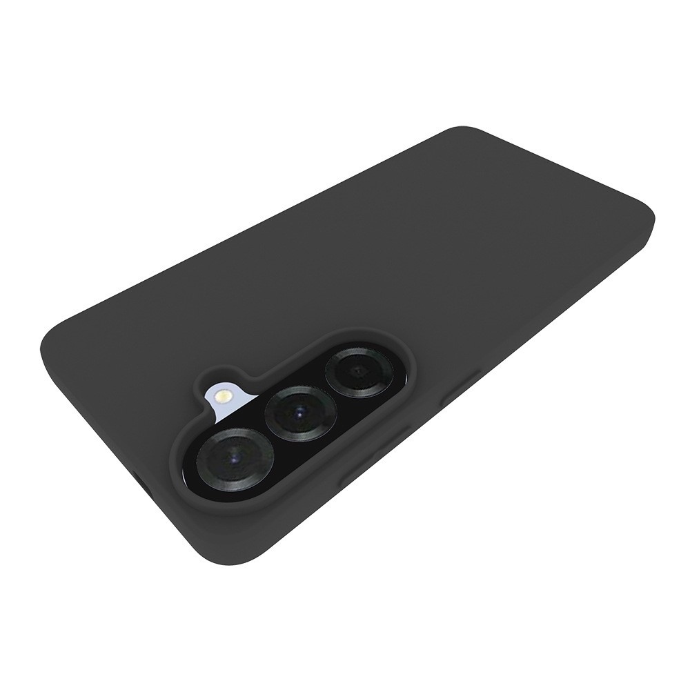 Matný gélový obal na Samsung Galaxy S26/S26 Pro - čierny