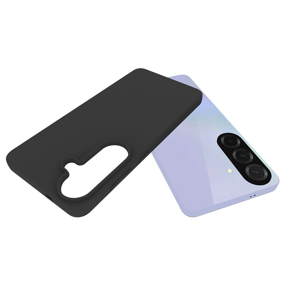 Matný gélový obal na Samsung Galaxy S26/S26 Pro - čierny