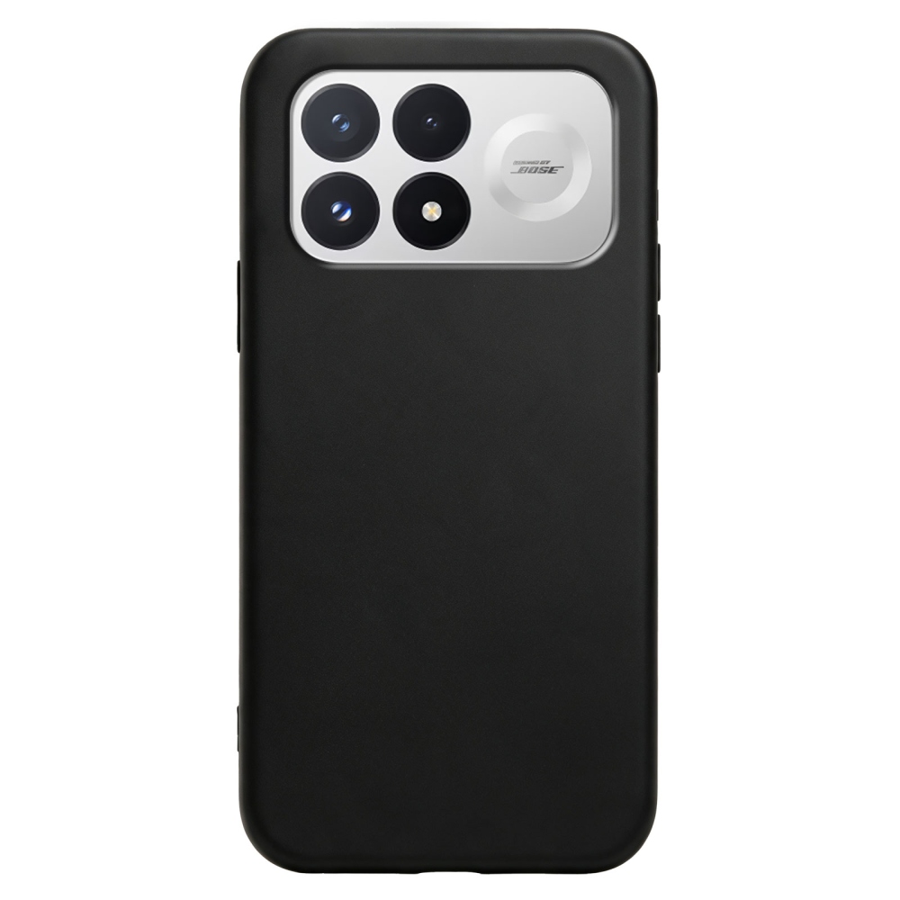 Matný gélový obal na Xiaomi Poco F9 Pro 5G - čierny