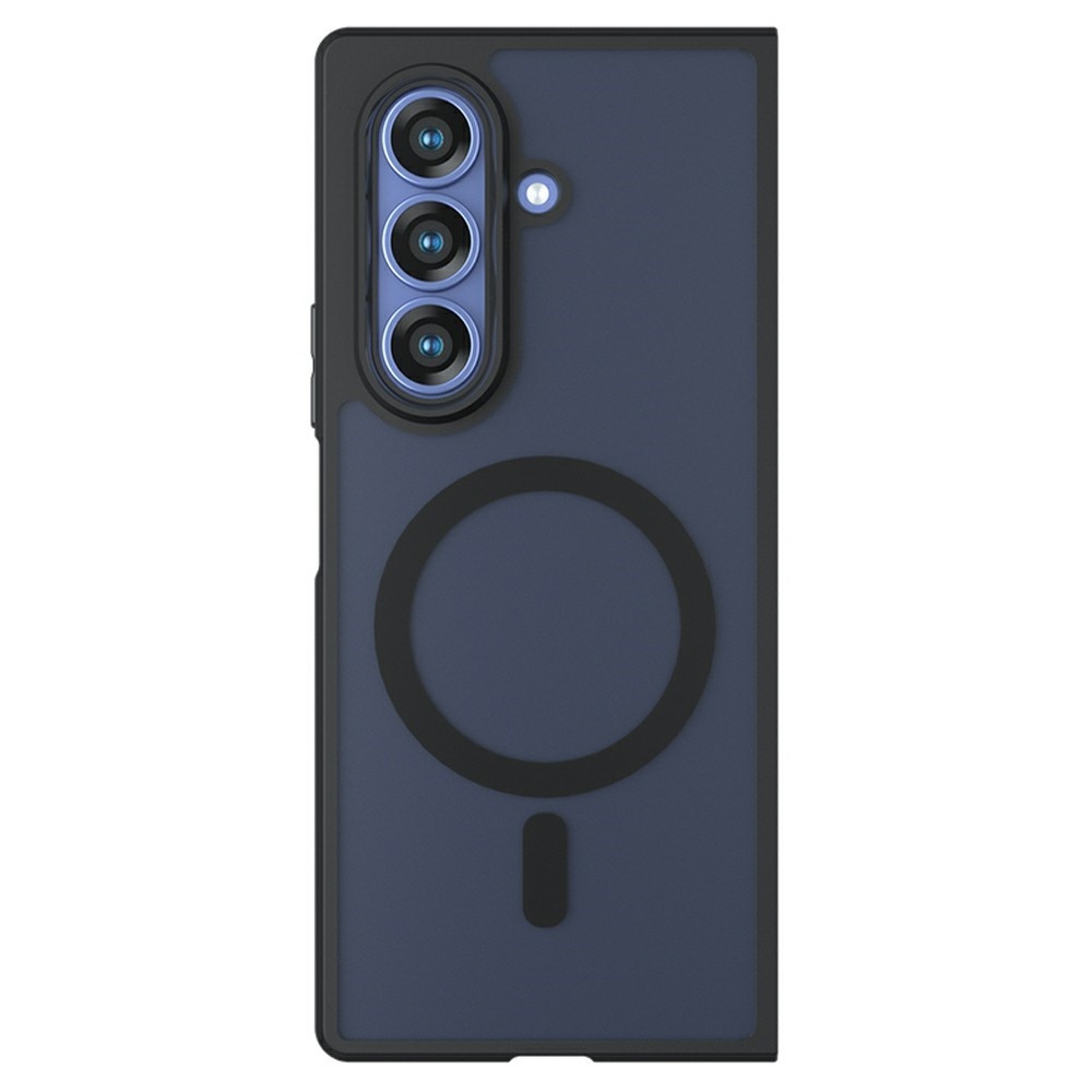 Matte gélový obal s pevným chrbtom a MagSafe na Samsung Galaxy Z Fold8 Ultra 5G - čierny