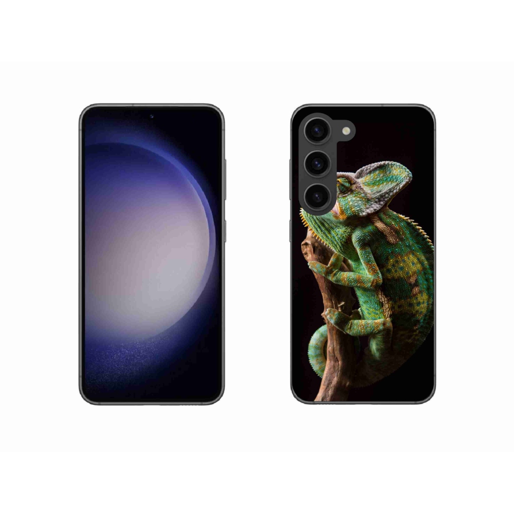 Gélový kryt mmCase na Samsung Galaxy S23 5G - chameleón
