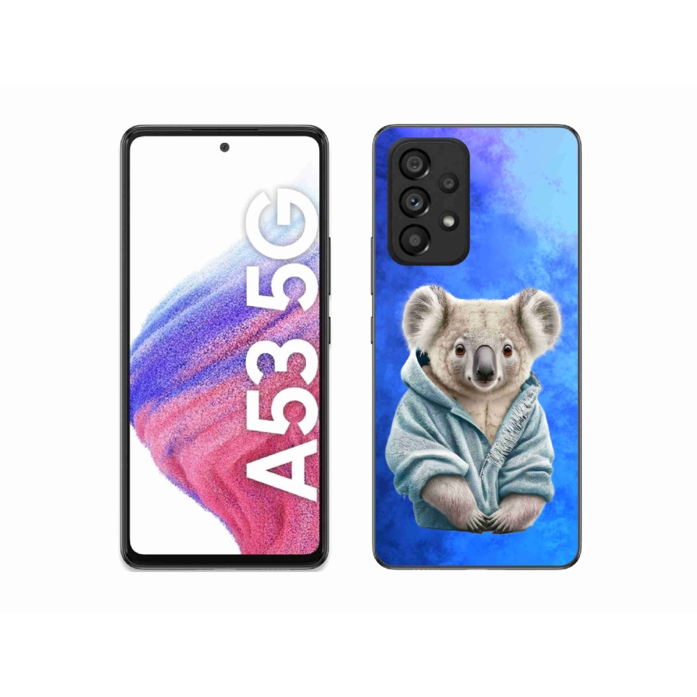 Gélový kryt mmCase na Samsung Galaxy A53 5G - koala vo svetri