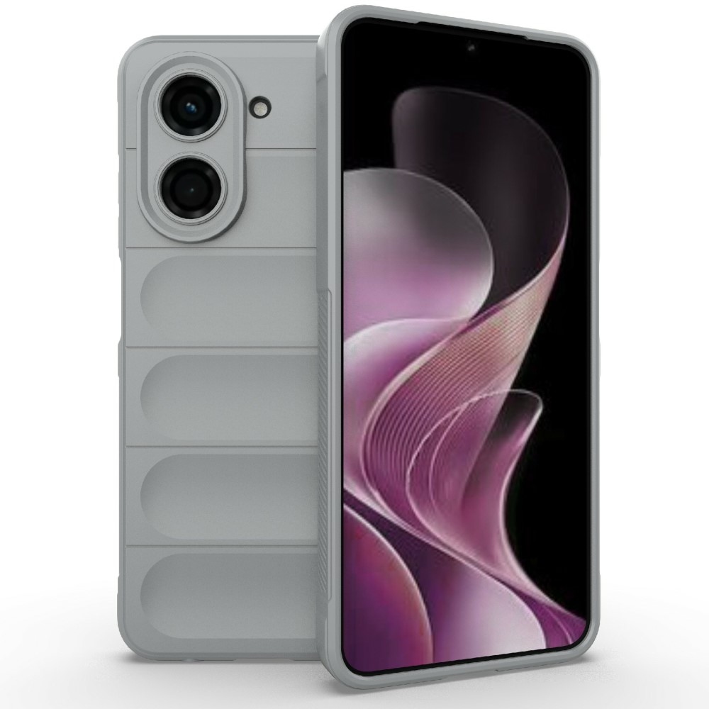 Rugg odolný gélový obal na Xiaomi Redmi A5 (171.7x77.8x8.3mm) - svetlosivý