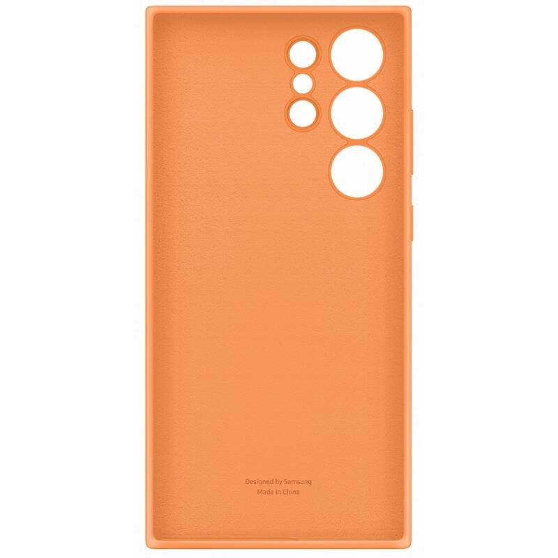 EF-PS918TOE Samsung Silikónový Kryt pre Galaxy S23 Ultra Orange