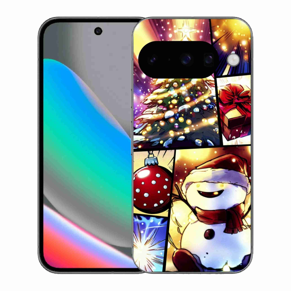 Gélový kryt mmCase na Google Pixel 10 - vianočné motívy 1