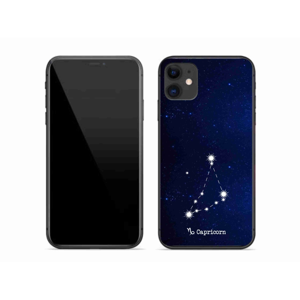 Gélový kryt mmCase na iPhone 11 - súhvezdí Kozorožca