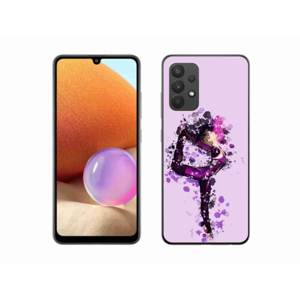 Gélový kryt mmCase na Samsung Galaxy A32 4G - baletka
