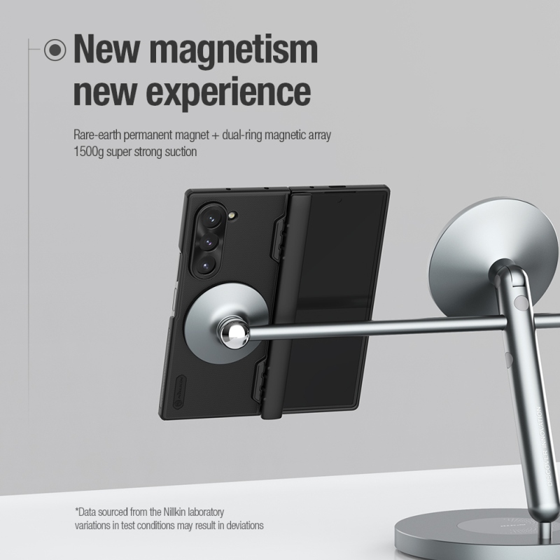 Nillkin Super Frosted FOLD Magnetic Zadný Kryt pre Samsung Galaxy Z Fold 6 Black